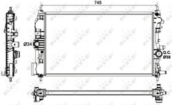 Radiator racire motor NRF 53129