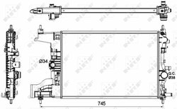 RADIATOR RACIRE MOTOR NRF 53148 - Compatibil cu OPEL, VAUXHALL