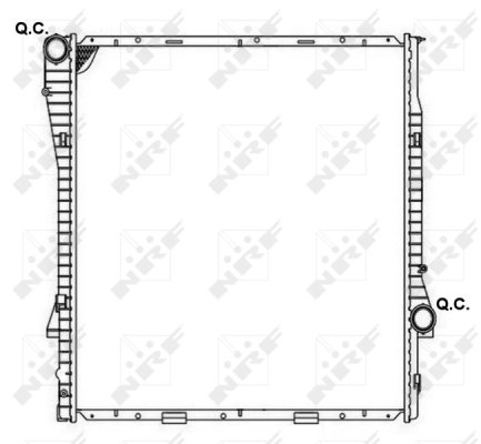Radiator racire motor NRF 53183