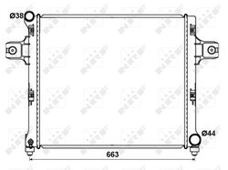 RADIATOR RACIRE MOTOR NRF 53191 - Compatibil cu JEEP