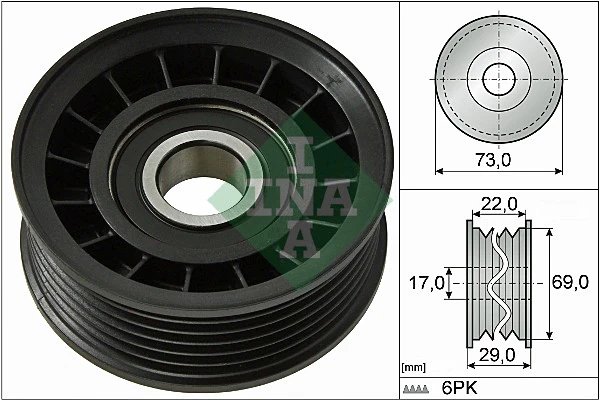 ROLA GHIDARE CUREA TRANSMISIE INA 532 0649 10 - Compatibil cu FORD, FORD (CHANGAN), FORD AUSTRALIA, VOLVO