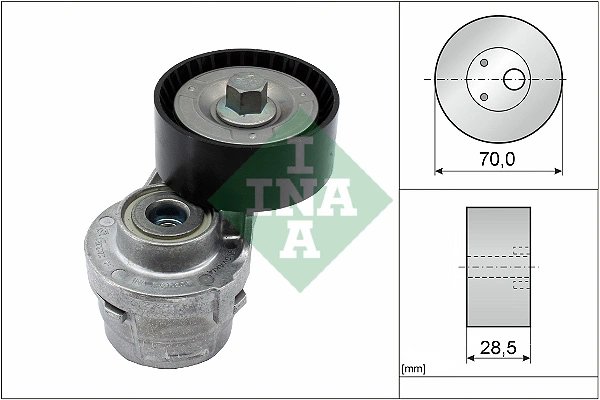 INTINZATOR CUREA DISTRIBUTIE INA 533 0061 20 - Compatibil cu FIAT, IVECO