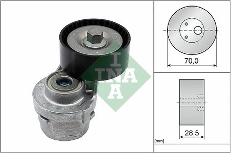 INTINZATOR CUREA DISTRIBUTIE INA 533 0061 20 - Compatibil cu FIAT, IVECO