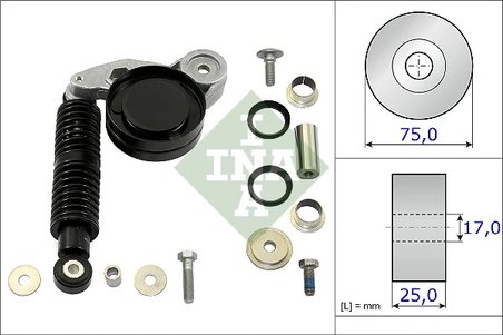 Set reparatie, brat tensionare curea trapezoidala INA 533 01