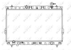Radiator racire motor NRF 53357