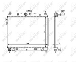 RADIATOR RACIRE MOTOR NRF 53361 - Compatibil cu HYUNDAI