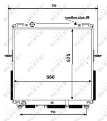 RADIATOR RACIRE MOTOR NRF 53367 - Compatibil cu KIA