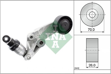 INTINZATOR CUREA DISTRIBUTIE INA 534 0016 10 - Compatibil cu LOTUS, TOYOTA, TOYOTA (FAW)
