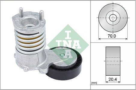 INTINZATOR CUREA DISTRIBUTIE INA 534 0274 10 - Compatibil cu FORD, FORD AUSTRALIA, VOLVO
