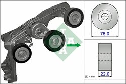 Intinzator curea distributie INA 534 0431 10