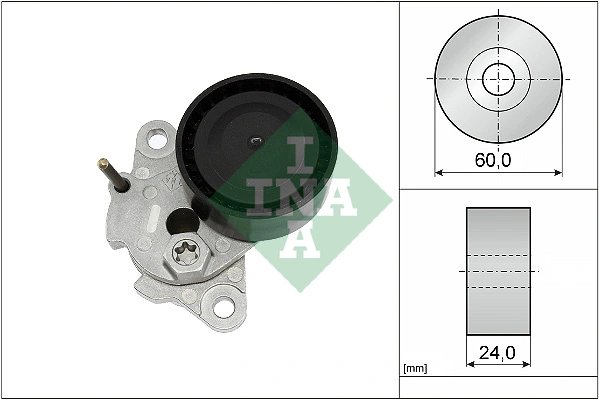 INTINZATOR CUREA DISTRIBUTIE INA 534 0546 10 - Compatibil cu AUDI, AUDI (FAW), SEAT, SKODA, SKODA (SVW), VW, VW (FAW), VW (SVW)