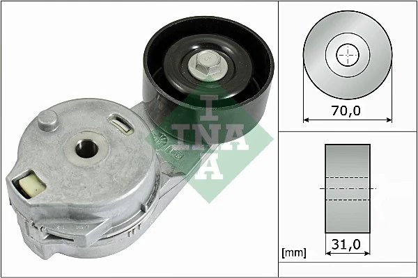 INTINZATOR CUREA DISTRIBUTIE INA 534 0548 10 - Compatibil cu CHEVROLET, FORD USA, NISSAN, TROLLER, VW