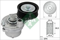 Intinzator curea distributie INA 534 0703 10