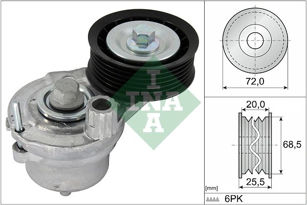 INTINZATOR CUREA DISTRIBUTIE INA 534 0703 10 - Compatibil cu CHEVROLET, OPEL, VAUXHALL