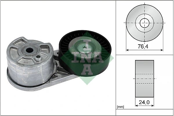 INTINZATOR CUREA DISTRIBUTIE INA 534 0727 10 - Compatibil cu FORD, FORD AUSTRALIA