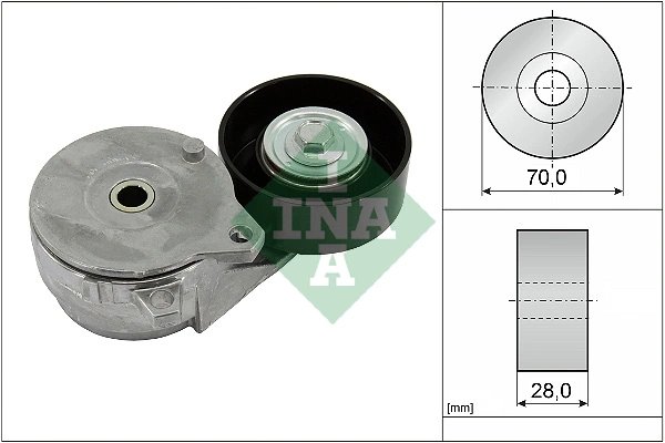 INTINZATOR CUREA DISTRIBUTIE INA 534 0813 10 - Compatibil cu NISSAN, RENAULT