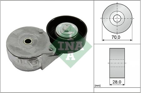 INTINZATOR CUREA DISTRIBUTIE INA 534 0813 10 - Compatibil cu NISSAN, RENAULT
