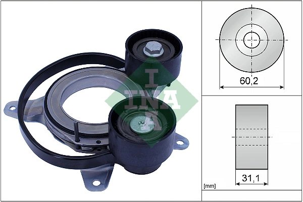 INTINZATOR CUREA DISTRIBUTIE INA 534 0814 10 - Compatibil cu VOLVO, VOLVO ASIA
