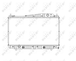 Radiator racire motor NRF 53482