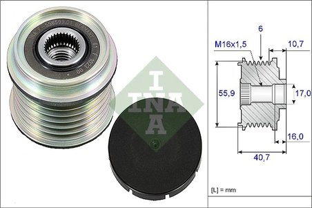 FULIE ALTERNATOR INA 535 0028 10 - Compatibil cu MITSUBISHI, RENAULT, VOLVO