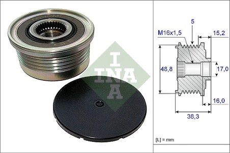 Fulie alternator INA 535 0048 10