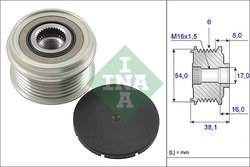 Fulie alternator INA 535 0063 10
