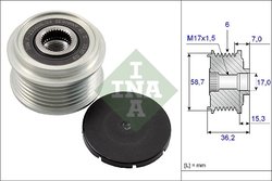 Fulie alternator INA 535 0098 10