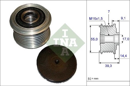Fulie alternator INA 535 0142 10