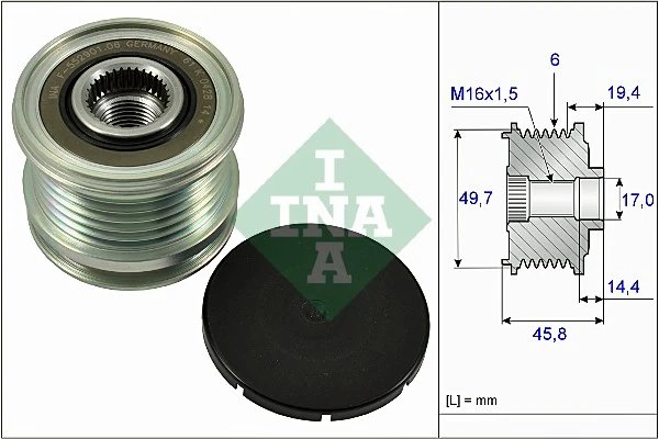 FULIE ALTERNATOR INA 535 0168 10 - Compatibil cu HAFEI, JEEP, MERCEDES-BENZ, MERCEDES-BENZ (BBDC), MERCEDES-BENZ (FJDA)
