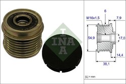 Fulie alternator INA 535 0176 10