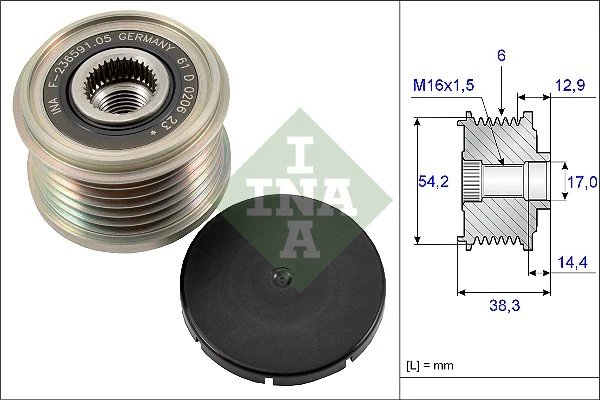 Fulie alternator INA 535 0194 10