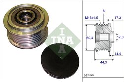 Fulie alternator INA 535 0207 10