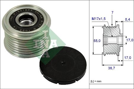 FULIE ALTERNATOR INA 535 0239 10 - Compatibil cu INFINITI, MERCEDES-BENZ, NISSAN, NISSAN (DFAC), RENAULT