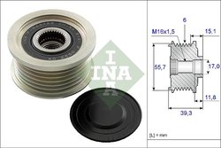 Fulie alternator INA 535 0249 10