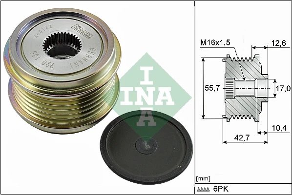 Fulie alternator INA 535 0276 10