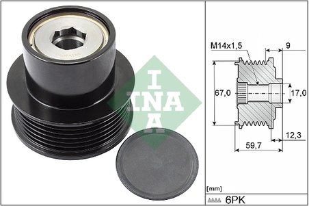 Fulie alternator INA 535 0288 10