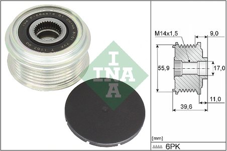 Fulie alternator INA 535 0340 10