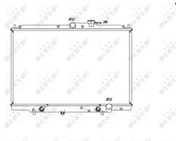 Radiator racire motor NRF 53515