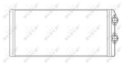 SCHIMBATOR CALDURA INCALZIRE HABITACLU NRF 53545 - Compatibil cu VOLVO