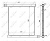 Radiator racire motor NRF 53598