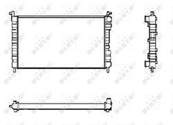 RADIATOR RACIRE MOTOR NRF 53600 - Compatibil cu FIAT
