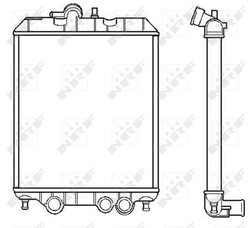 Radiator racire motor NRF 53618