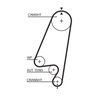 CUREA DISTRIBUTIE GATES 5367XS - Compatibil cu CHEVROLET, OPEL, VAUXHALL