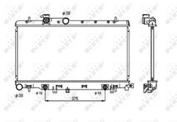 RADIATOR RACIRE MOTOR NRF 53698 - Compatibil cu SUBARU