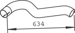 RACORD EVACUARE DINEX 53735 - Compatibil cu MERCEDES-BENZ