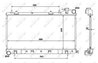 Radiator racire motor NRF 53815