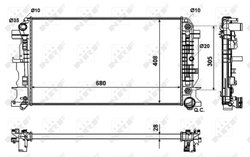 RADIATOR RACIRE MOTOR NRF 53833 - Compatibil cu MERCEDES-BENZ