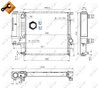 Radiator racire motor NRF 53849