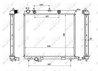 Radiator racire motor NRF 53863
