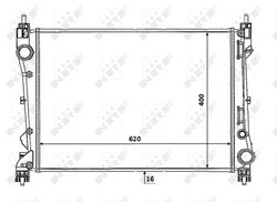 Radiator racire motor NRF 53935